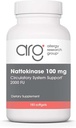 Allergy Research Group Natokinase 2000 FU / 100mg - Natokinase Supplement for kvinder og mænd, Natural Enzyme Support for Heart and Blood Health - 180 Softgels
