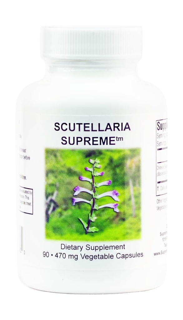 Supreme Nutrition Scutellaria Supreme, 90 Pure kinesiske Skullcap Root Vegetariske Kapsler