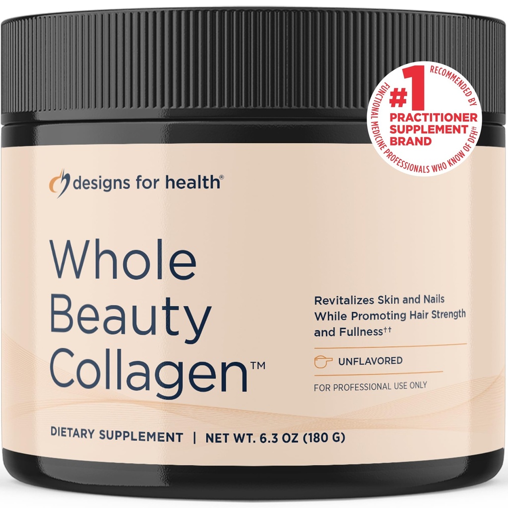Design til sundhed hele skønhed Collagen - Collagen peptider, Silica & biotin pulver til at støtte hår hud og negle - Support Hårstyrke & Fullness (30 Servere)