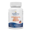 Nordic Naturals D3 5000 Gummies Vitamin, Passionsfrugt - 30 Gummies - Støtte til sunde knogler, Mood, & immunsystem - Vegetarisk - Ikke-GMO - 30 Servering
