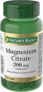 Naturens Bounty Magnesium Citrate 200 mg, 75 tabletter