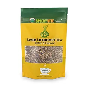 Lever Detox Tea Mean 124; USDA Organic (4 oz) af SpeedyVite - Cleanses, støtter Lever, Galdeblære Sundhed med Mælkebøtte Leaf, Fennel, Ingefær og mere