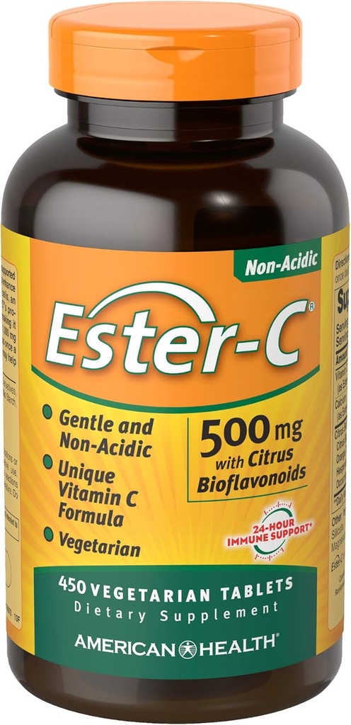 Ester- C-vitamin med Citrus Bioflavonoider 500 Milligram 450 Veg Tabs