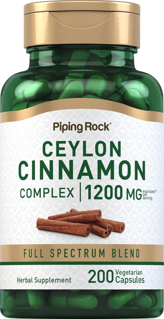 Piping Rock Ceylon Cinnamon Complex Kapsler 1200 mg