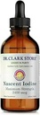 Dr. Clark Store White Iodine (Nascent Iodine) – 4 Fl Oz, Supports Thyroid Health & Immune System