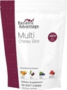 Bariatric Advantage Multi Chewy Bite - Soft Chew Multivitamin til Bariatric Kirurgi Patienter - Chewable Multivitamin med folinsyre, Vitamin D3 & mere - Assorted Fruit Flavor - 60 Greve