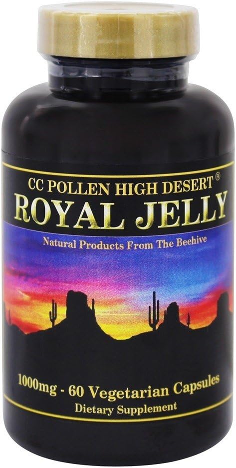 C C Pollen Royal Jelly 1000- 60 Vegetariske kapsler