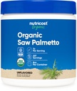 Nutricost Organic Saw Palmetto Powder 8oz - Certificeret USDA Organic Saw Palmetto, Gluten Free