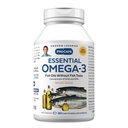 ANDREW LESSMAN Essential Omega-3 Orange - 360 Softgels - Ultra-Pure, High Potence Omega-3 Olies. Høj DHA, ingen stomach, ingen kontaminanter, ingen kviksølv. Lille let at synke bløddele