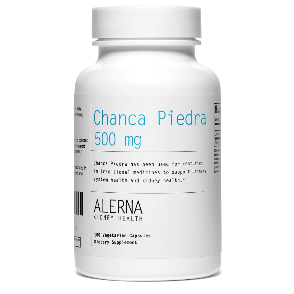 Chanca Piedra 500 mg - Nyre Stone Crusher, Dissolver, Gallblære Support - 100 vegetariske kapsler (pakke med 1)