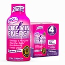 Vitamin Energi Mood + Ekstra Styrke Energi Shot Tropisk Berry 4 Pack, 260mg Naturlig Koffein, B- Vitamin, Rhodiola, Kamille, Mood & Energy Support, Zero Sugar, Gluten- Free, Vegan, 1,93 fl oz