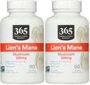 365 by Whole Foods Market, Lion 's Mane, 90 Count (Pack of 2)