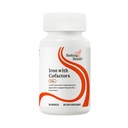 Søg Health Iron med Cofactors, som Ferrochel Ferrous Bisglycinate, Vitamin A og C Cofactors, fordøjelsesenzymer til optimal jernabsorption, Vegan og Vegetar (90 kapsler) *