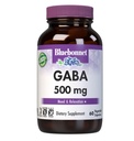 BlueBonnet Nutrition GABA 500mg, for Stress Relief *, Understøtter Afslapning *, Kosher, Vegan, Gluten- Free, Soy- Free, Non- GMO, 60 Vegetabilske kapsler, 60 Servering