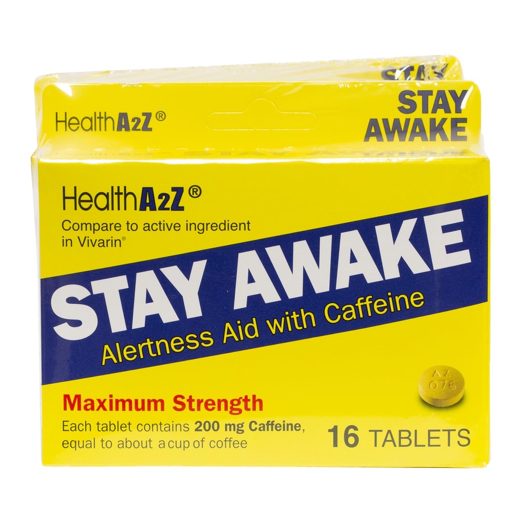 HealthA2Z ® Stay Awake Note 124; 200 mg Koffein