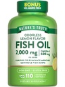 Nature 's Truth Fish Oil 2000mg against 124; 110 Softgels against 124; Omega-3 against 124; Lemon Flavor against 124; Non- GMO & Gluten Free Supplement