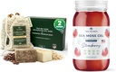 TrueSeaMoss Sea Moss Soap Coffee Vanilla Coconut & Havregryn Honning & Jordbær Sea Moss Gel