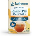 Dr. Kellyann Bone Broth + fordøjelsesstøtte collagen pulver pakker (7 Servere, 1 Box), 16g protein / servering, 100% grass- Fed hydrolyzed collagen pulver, Keto & Paleo Friendly - Cumin Carrot