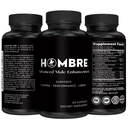 Hombre Male Enhancing Supplement - Tilføj 2 i 60 dage med vores udvidelsen piller til mænd muskelvækst - øge størrelse, styrke, Stamina - Endurance, ydeevne, Energy Booster - 60 kapsler
