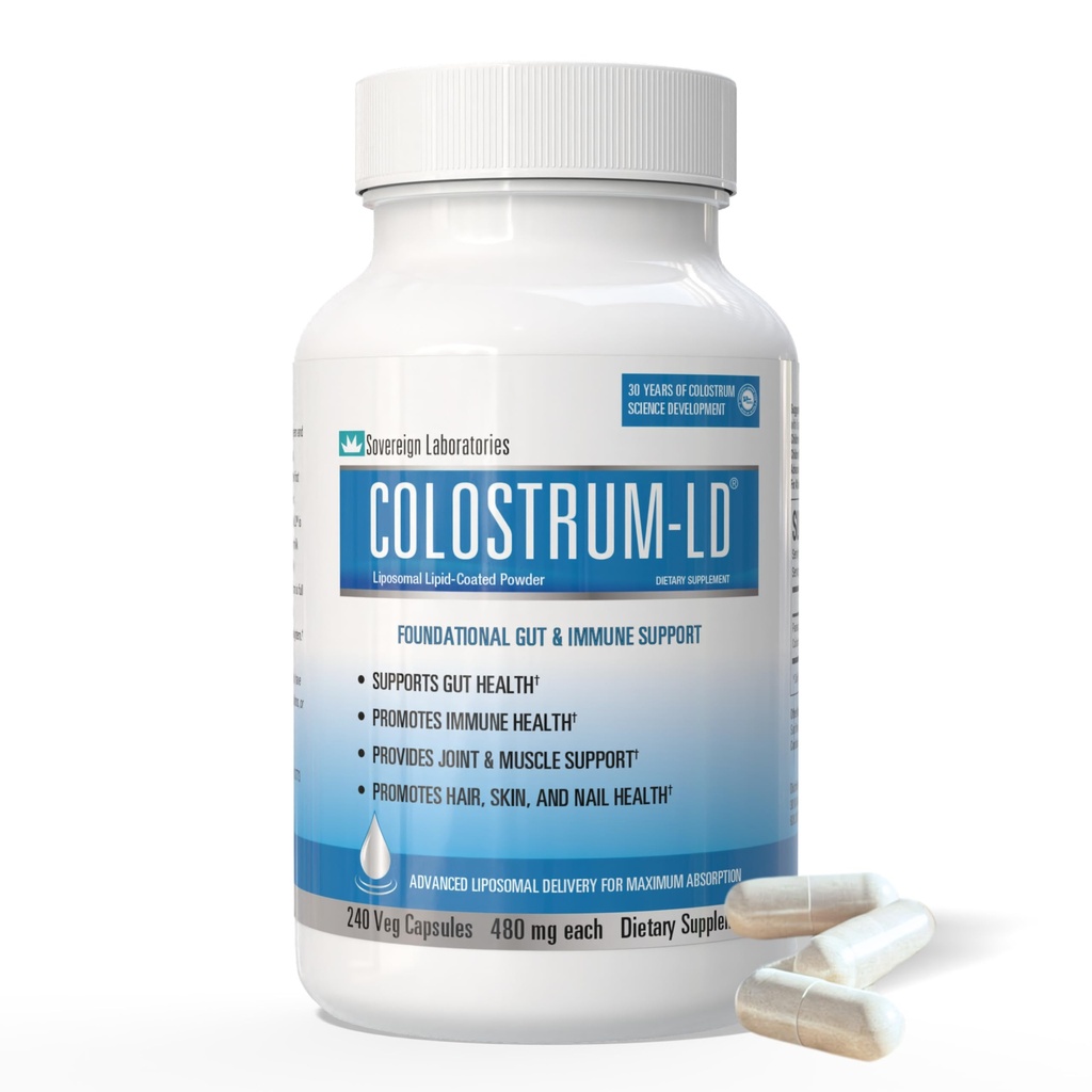 Colostrum- LD kapsler Colostrum med liposomal levering - Høj absorption - 240 kapsler