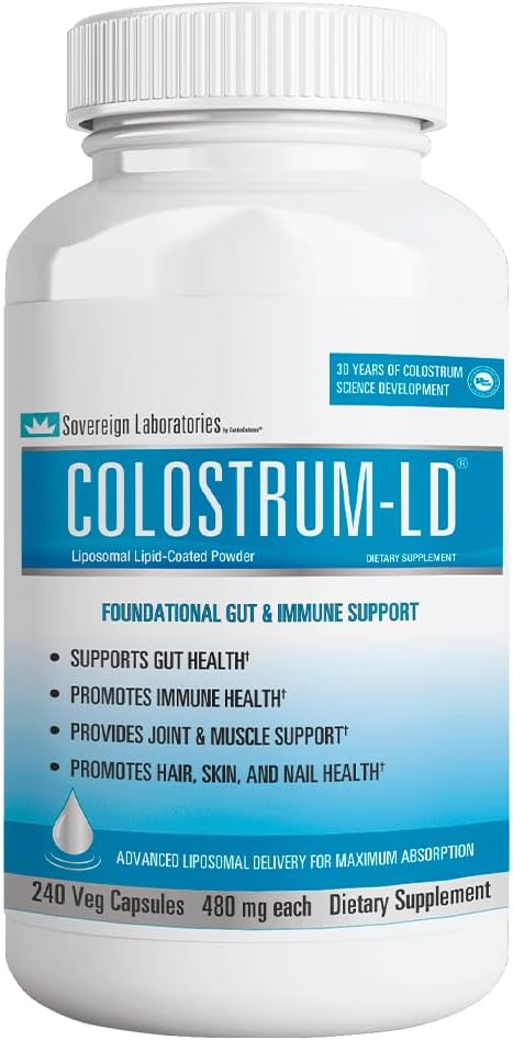 Colostrum- LD kapsler Colostrum med liposomal levering - Høj absorption - 240 kapsler