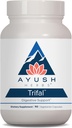 Ayush urter Trifal fordøjelsesstøtte med Amla - Triphala supplement til kvinder & mænd, fremmer balanceret fordøjelse, Antioxidant Rich, Lavet med økologiske ingredienser - 90 Vegetariske kapsler (1 greve)