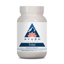 Ayush urter Trifal fordøjelsesstøtte med Amla - Triphala supplement til kvinder & mænd, fremmer balanceret fordøjelse, Antioxidant Rich, Lavet med økologiske ingredienser - 90 Vegetariske kapsler (1 greve)