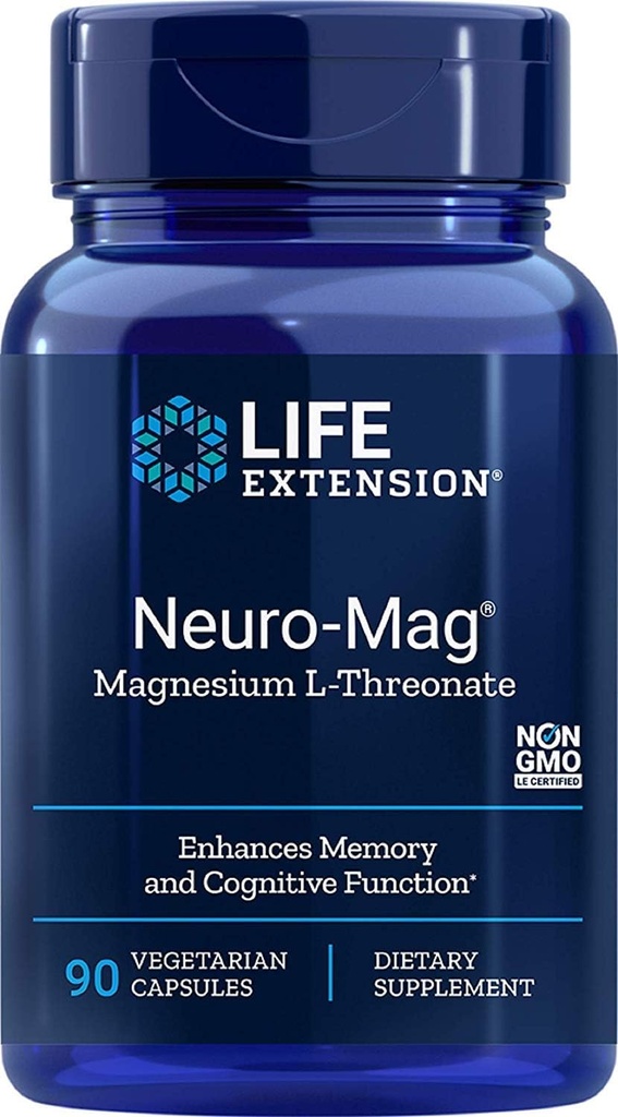Life Extension - Neuro- Mag, Magnesium L- Threonat Kosttilskud 90 kapsler