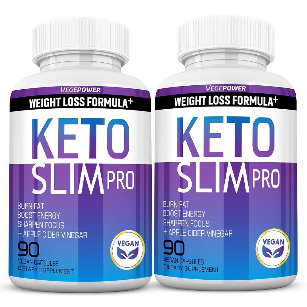 Keto vægttab piller - Fat brænder for kvinder og mænd med Apple Cider Vinciale - Natural Appetite Suppressant, Vægthåndtering & Metabolisme Booster - 180 Keto ACV kapsler