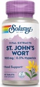 SOLARAY St. Johns Wort Aerial Extract One Daily 900mg, Standardized w / 0, 3% Hypericin til Mood Stabilitet & Brain Health Support, Non- GMO