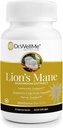 Organic Lion 's Mane Mushroom Capsules 500mg - 90 Veggie Capsules, 3-måned Supply - Kognitiv, Nerve og immunforsvar - Kosher & Halal Certified, fri for gluten & GMO' er