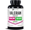 Healthfare Valerian Root Capsules Note 124; 3000mg High Potency Extract Note 124; 240 Vegan Pills Note 124; Urtetilskud til afslapning & dvalestøtte