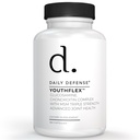 Glucosamin med Chondroitin & MSM Fælles tillæg - Fælles supporttillæg til mænd og kvinders mobilitet & fleksibilitet - 180 kapsler, Youthflex Glucosamin Complex, Made in USA