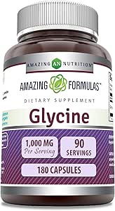 Amazing Formulas Glycine Supplements 124; 1000 Mg per Serving