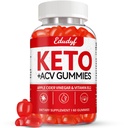 Keto ACV Gummies - 60 Count Gluten- Free, Gelatin- Free Apple Cider Vincipes Gummies med B12 til Keto Support, Vegetar, Unique Flavor, Praktisk Flavoired Supplement for mænd og kvinder