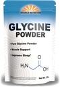 Glycine Powder (2 lbs) - fremmer afslappende søvn, muskel energi og styrke, hukommelse og kognition støtte (resealable taske)