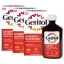 Geritol flydende Vitamin og Jern supplement, Energistøtte, Indeholder høj potens B- Vitamin og Jern, Pleasant Tasting, Let at synke, Ingen kunstige sødestoffer, Non- GMO, 12 Oz, 3 Pack