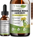 Totaria 16- in-1 Liposomal Rhodiola Rosea Tincture, Ultra Strength Rhodiola Supplement w / Ashwagandha, Saffron, Magnesium, SAM- e, Rhodiola Rosea Extract Flydende dråber til naturlig afslapning, Mood, energi