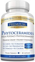 Phytoceramider 350 mg fra 100% Hvede- Vitamin A, C, E og D3 - Reverse Aging Skin, Replenish Fugt & Reparation Hud - 100% Pure Natural - 30 Kapsler - Vegansk Friendly
