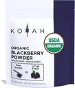 KOYAH - Organic BlackBerry Powder: 30 Servering (1 Scoop = 1 / 4 Cup Frisk): Frysetørret, Whole- Berry Powder, Raw