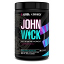 Jacked Factory X John Wick - Wick Mode Pre Workout Powder - Intense Energy, Battle- Ready Focus, Ustoppelig engagement, og Sheer Will - 40 Servere, Baba Yaga Blue Raz
