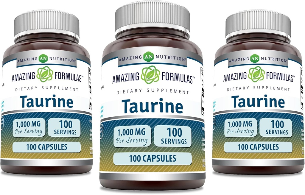 Amazing Formulas Taurine Amino Acid Supplement Note 124; 1000 Mg Per Serving