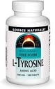 Source Naturals L- Tyrosine - Gratis form Aminosyre supplement - 100 tabletter