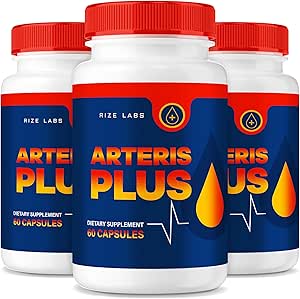 rize laboratorier (3 Pack) Arteris Plus Kosttilskud, Arteris Plus Tablets Understøtter Betændelse, Styrke Support Pills, Arteris Plus Pills, ArterisPlus Anmeldelser, Ekstra Styrke (180 Kapsler)
