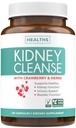 Chanca Piedra Kidney Cleanse Detox & Reparation - Urte Lever & Nyre Support Supplement med Cranberry Astragalus & mere til Cleansing Protective Support - Vegan Non- GMO & Lab Verified (4 Måned Supply)