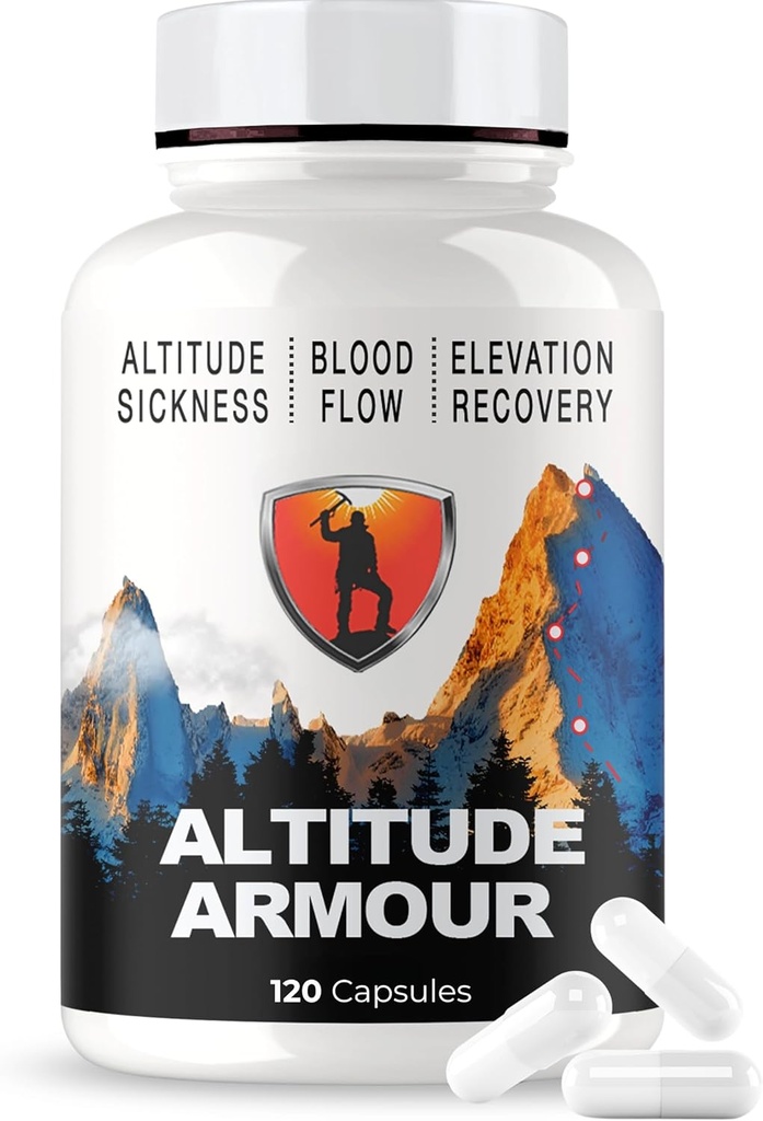Aldersforebyggelse 124; Anti-Højde Relief Pills: ELEVATTO Complex er Gold Standard RX supplement til forebyggelse af høje Elevation Symptomer på bjerget og opgradering oxygen indtag