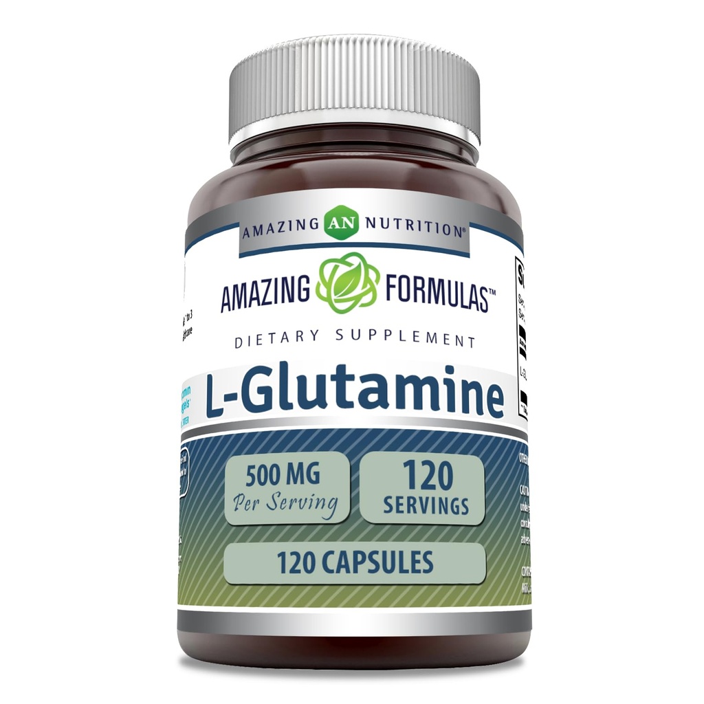 Amazing Formulas L- Glutamin Amino Acid Supplement- 124; 500 Mg