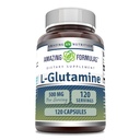 Amazing Formulas L- Glutamin Amino Acid Supplement- 124; 500 Mg