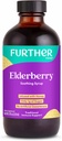 Yderligere Food Elderberry Syrup til immunforsvar, Sambucus Elderberry supplement, Daglig Herbal immunsystem støtte til børn og voksne, Gluten Free (8 Fl oz af Elderberry Soothing Syrup)