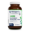 Metagenics SpectraZyme Betaine HCI + Pepsin - Understøtter mave sundhed & hjælpemidler i fordøjelse * - med Betaine HCl & Pepsin - Proteolytisk fordøjelsesmiddel * - ikke-GMO - 135 Servering - 270 Tabletter